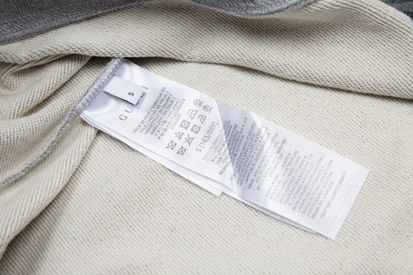 ブランドパーカー素材ディテール